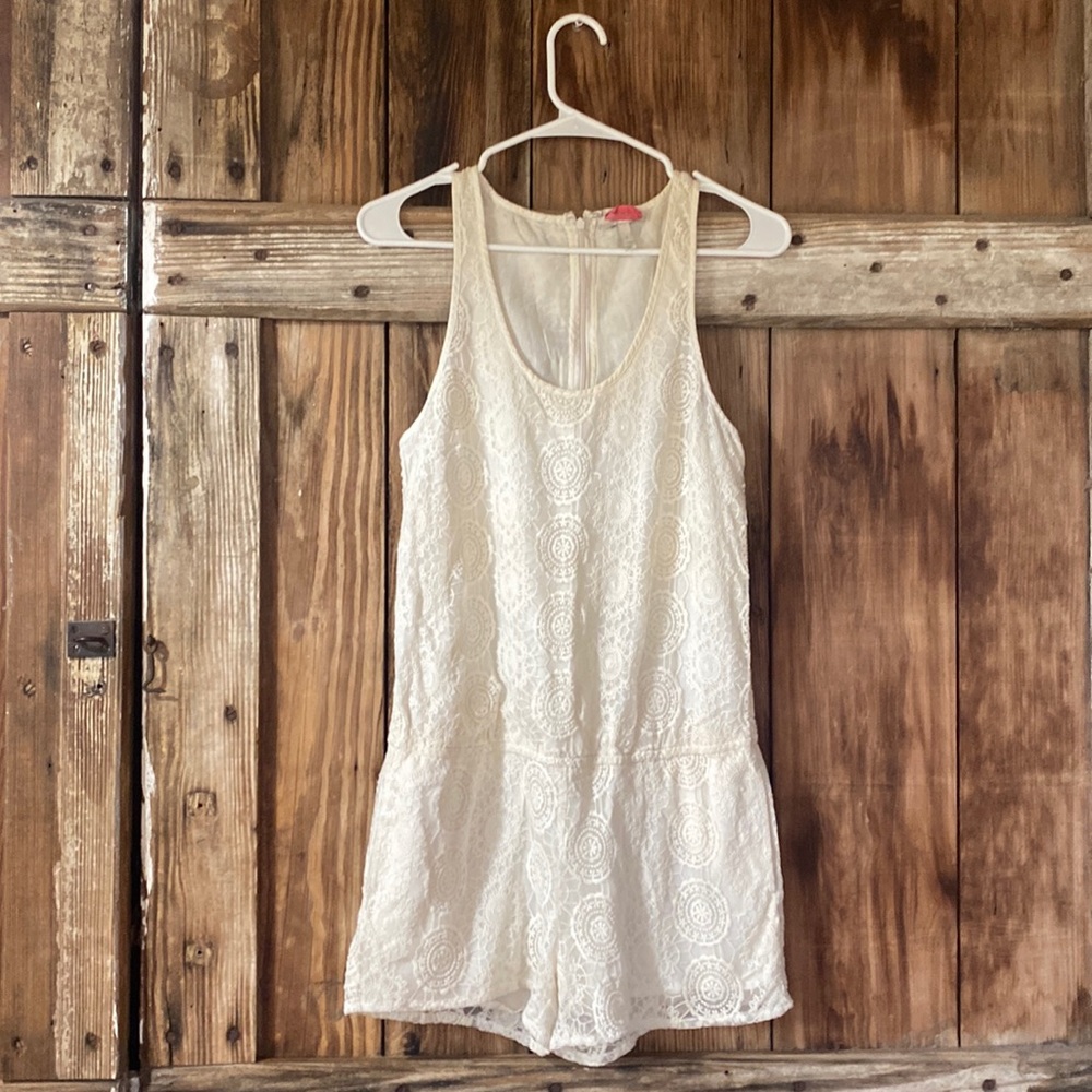 Joie cream colored lace jumper